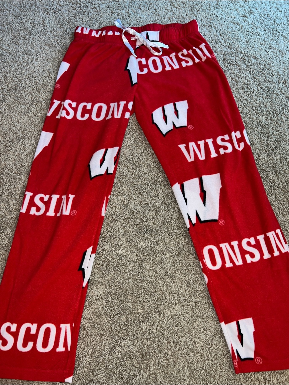 Wisconsin womens Pajama Pants - Collegiate Lounge Bottoms size large